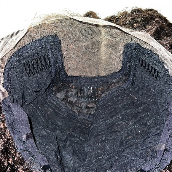 GODDESS LOCKS DREADS RASTA LACEFRONT WIG WITH CURLY ENDS BROWN SUMMER BOHEMIAN - Picture 8 of 10